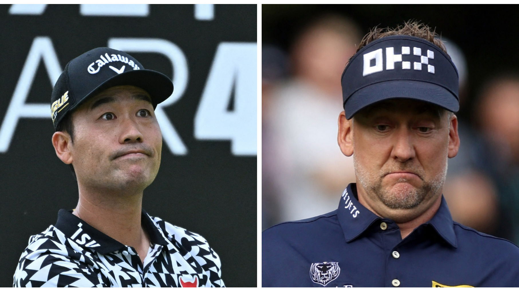 Was this tense moment between LIV Golf's Ian Poulter and Kevin Na scripted?!